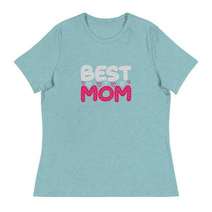 Best Mom Women's Relaxed T-Shirt - CreativeRino