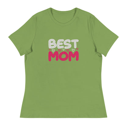 Best Mom Women's Relaxed T-Shirt - CreativeRino